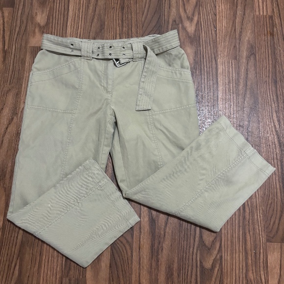 Isaac Mizrahi * Tan Cargo / Khaki Color Woman Pants * Size 6/30 - Picture 1 of 7